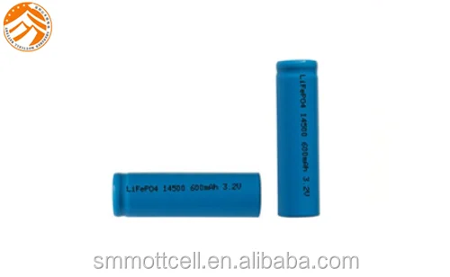 IFR14500 3.2V 600mAh लाइफपो4 बैटरी 4