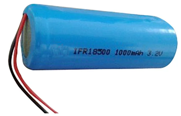 IFR 18500 1000mah 3.2v LFP 3.7V रिचार्जेबल लिथियम आयन बैटरी 1200mah 1500mah 1