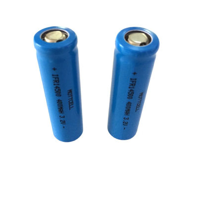 14500 LFP सिलेंडर लिथियम बैटरी सेल 3.2V 600mAh लिथियम आयरन फॉस्फेट बैटरी