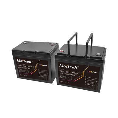 IP67 संरक्षित 50A 12V Lifepo4 बैटरी M8 टर्मिनल 640Wh क्षमता / 3000-5000 चक्र अवधि